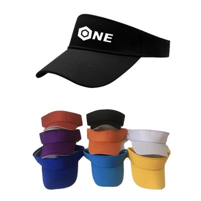 Custom Twill Unisex Sun Visor Cap Outdoor Sport Visor