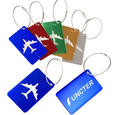 Metal Luggage Tag Travel Bag Tag