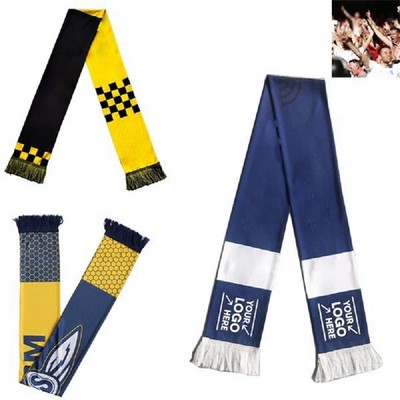 Customized Sports Football Stadium Knitted Scarf