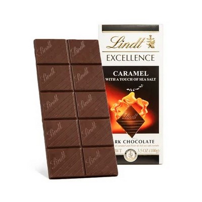 Caramel w/A Touch Of Sea Salt Dark Chocolate Candy