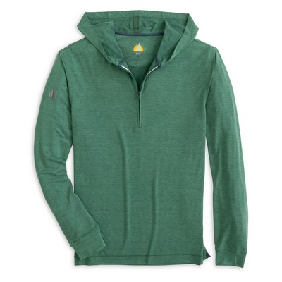 Johnnie-O® Men's "Nicklaus" Lightweight Heathered ¼ Zip Hoodie