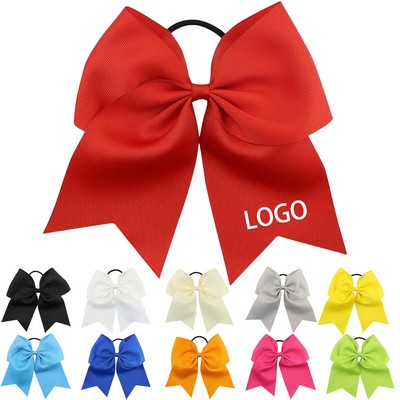 Hair Bow Ponytail Holder For Girls