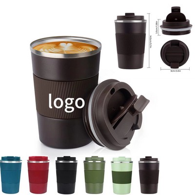 Stainless Steel Silicone Non-Slip Coffee Cup