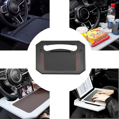 Versatile Dual-Sided Steering Wheel Car Tray