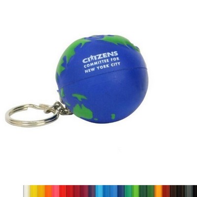 Earth Ball Stress Reliever Key Chain