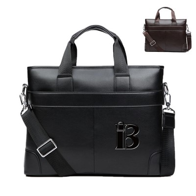 PU Crossbody Business Briefcase Laptop Bag