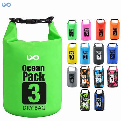 3L Waterproof Dry Sack for Outdoor Activities