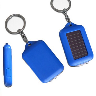 Mini Solar Energy Power Keychain Lamp Light