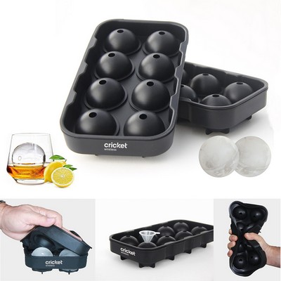 8 Cavity Silicone Ice Ball Maker