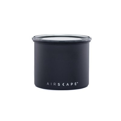 4" Matte Black Airscape® Coffee Canister Classic