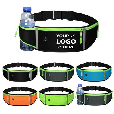 Multi Functional Sports Waist Bag With Bottle Holder