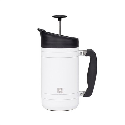 32 Oz. Snowflake White BaseCamp Camping French Press