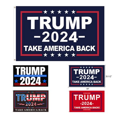 5' x 3' Trump 2024 Flag