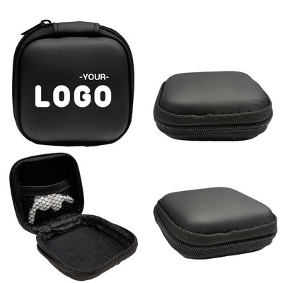 EVA Square Earbuds Carrying Case