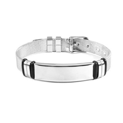 Titanium steel Silicone Sailor Prayer Bracelet