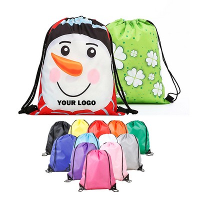 Full Color Cinch Drawstring Backpack