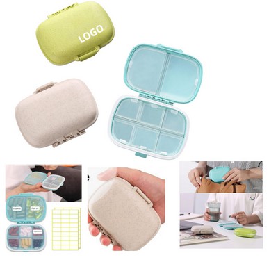 8 Compartment Travel Pill Box