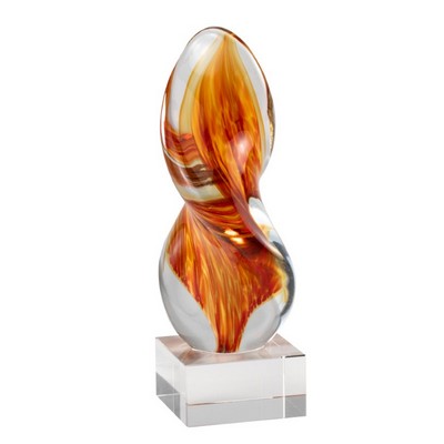 Sedona Art Glass Award 10 1/2"H