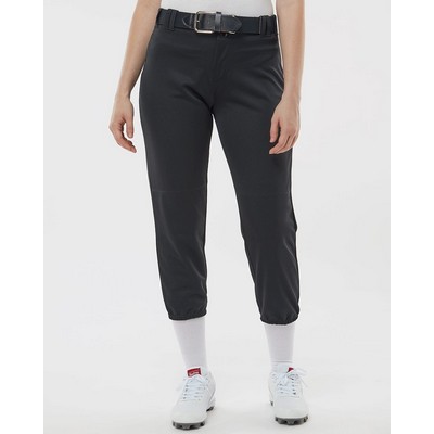 Alleson Athletic Women's Belt Loop Fast-Pitch Pants