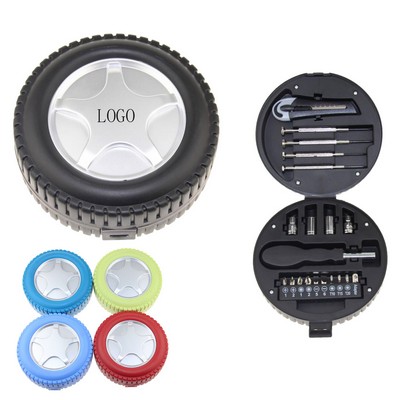 Novelty Tire Shape Tool Kit