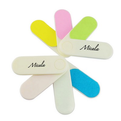 Plastic Fan - Shaped Nail File