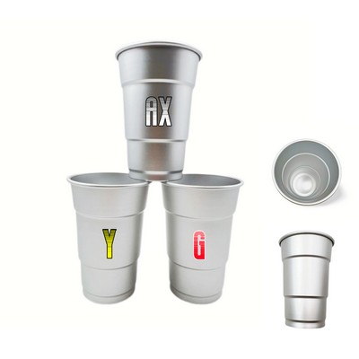 12 Oz Aluminum Reusable Pint Cup