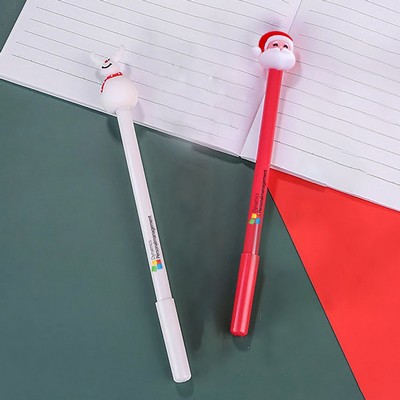 Christmas Novelty Ballpoint Pen - Full Color Logo