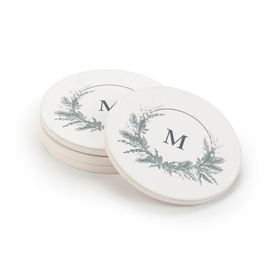 Holiday Monogram Coasters