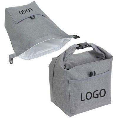 Durable Roll-Top Insulated Lunch Tote Bag