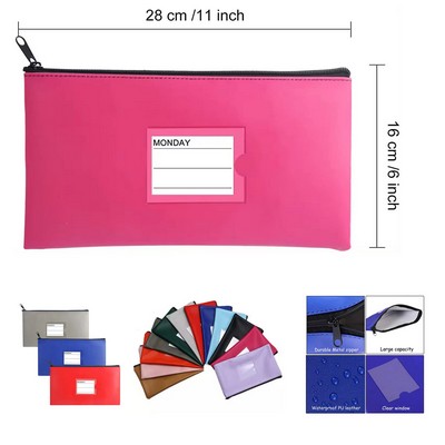 Deposit & Portfolio Zipper Holder