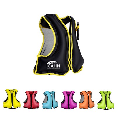 Portable Inflatable Swim Vest