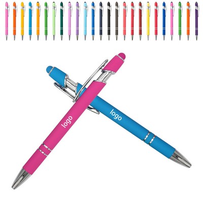 Soft-Touch Aluminum Ballpoint Pen