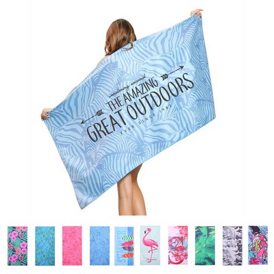 Personalized Microfiber Beach Towel