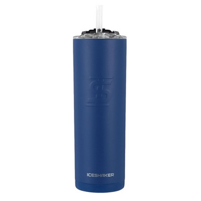 Ice Shaker Skinny Tumbler - Navy - 20oz