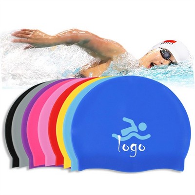 Unisex Silicone Swimming Cap