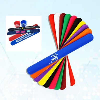 Silicone Slap Speedy Pad-Printed Wristband