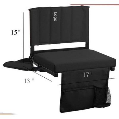 Stadium Seat For Bleachers With Backrest