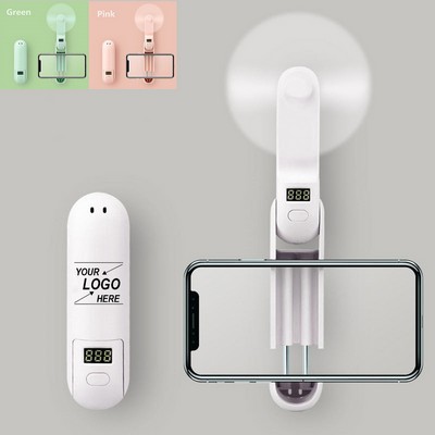 USB Rechargeable Handheld Mini Fan with power bank