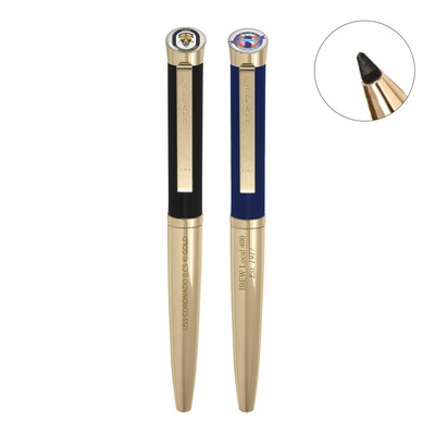 Empire Collection - Garland® USA Made Felt Tip Pen | Gloss Barrel | Gold Cap & Accents