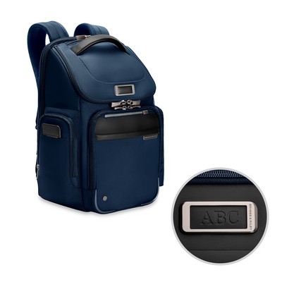 Briggs & Riley @Work Medium Widemouth Backpack - Navy