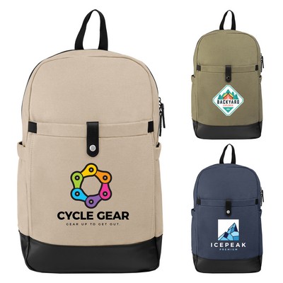 Odyssey Pack - Recycled Cotton Canvas Backpack - Heat Transfer