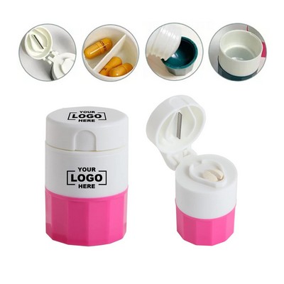 4 In 1 Multifunctiona Portable Safe Pill Dispenser