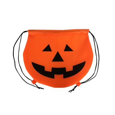 Drawstring Halloween Pumpkin Bag