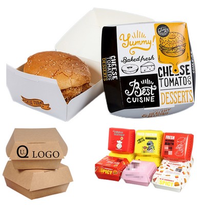 Disposable Paper Burger Boxes