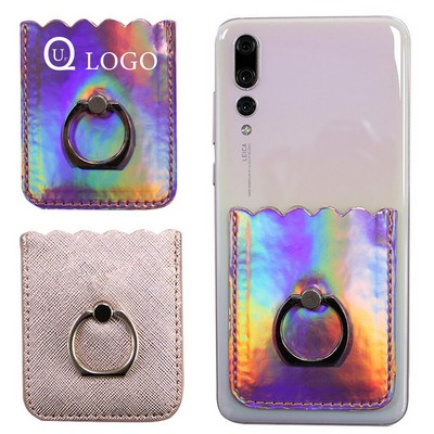 Phone Back Sticker With Ring Buckle