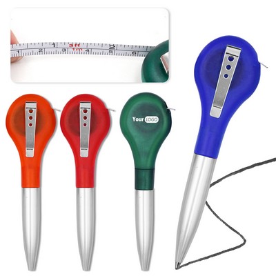 Multi-Functional Ballpoint Pens with Tape Measure