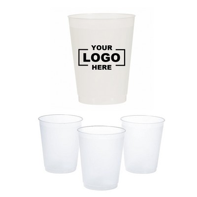 16 oz Custom Frosted Plastic Cups