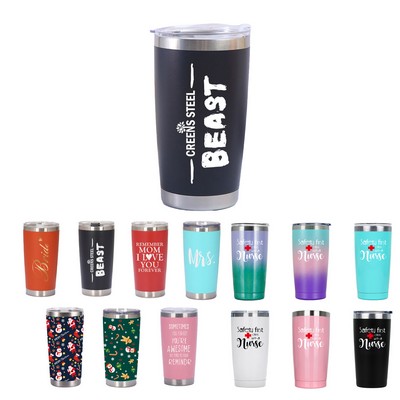 20 oz Stainless Steel Insulated Tumbler with Lid