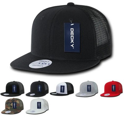 Decky Youth Trucker Cap w/Flat Bill (Lot of 12)