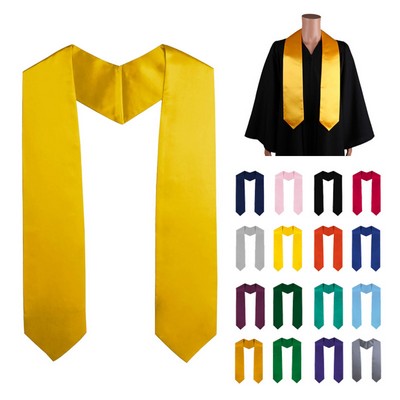 Satin Graduation Honor Stole 60"L